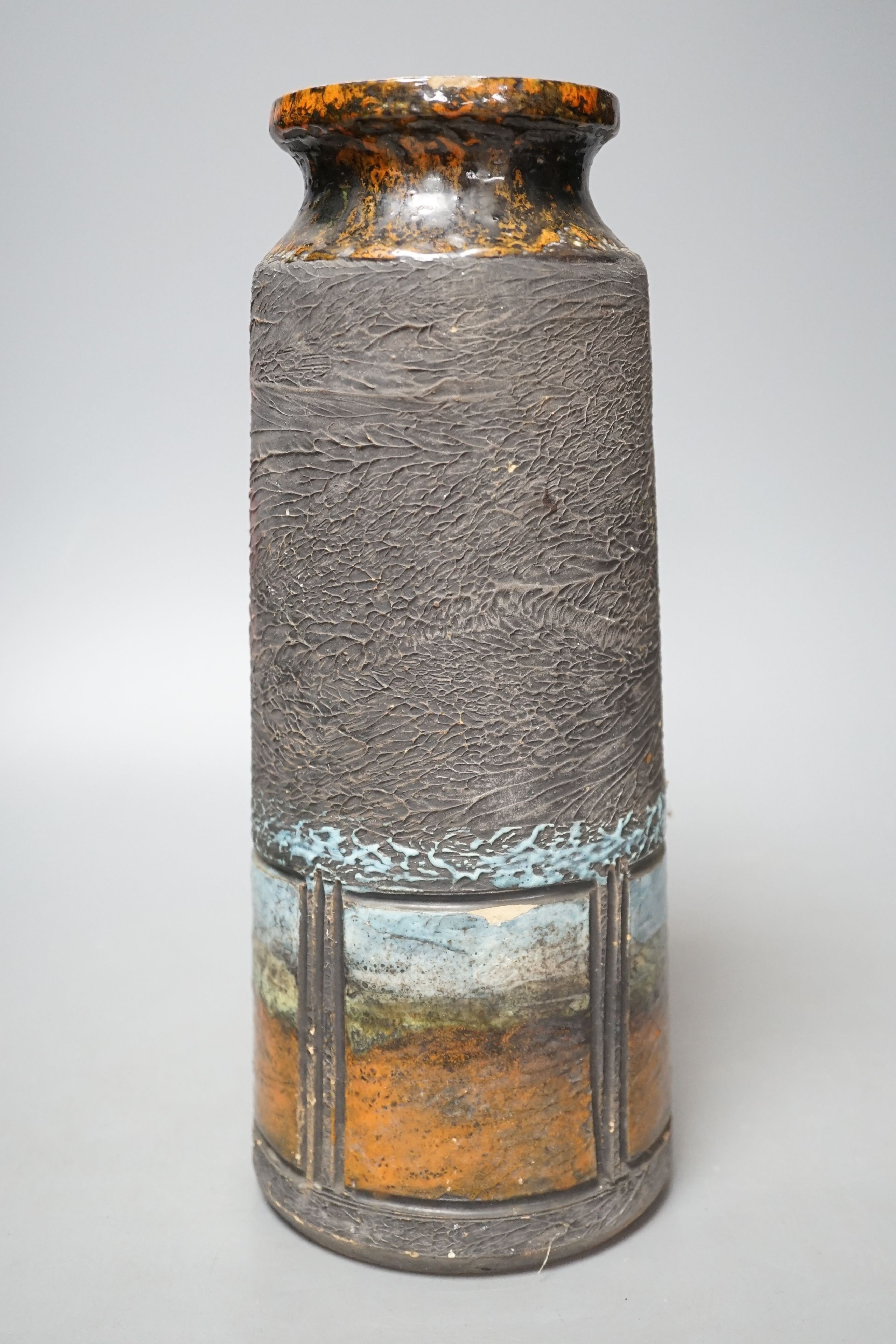 A Tilgman Keramik Irish pottery vase - 28.5cm tall